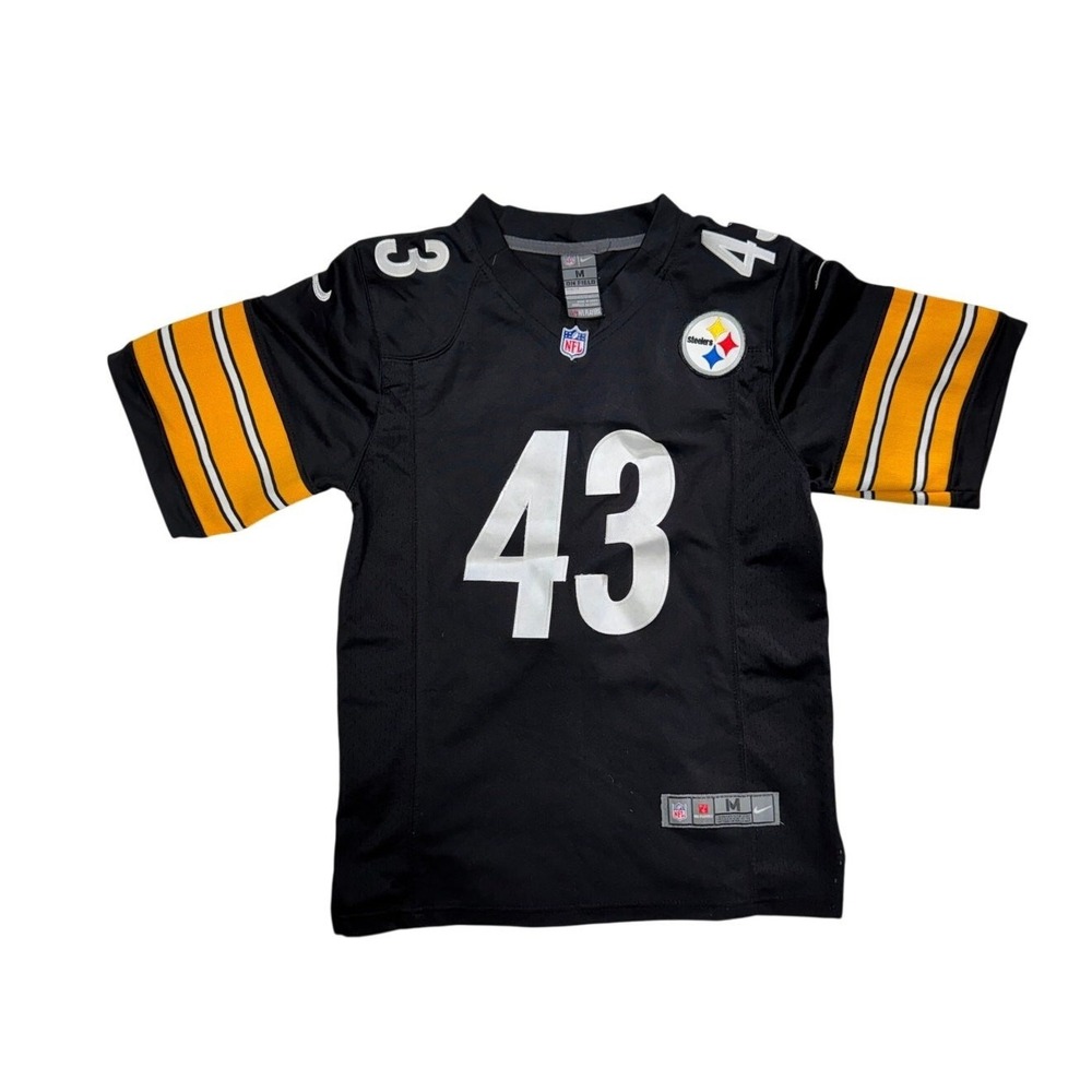 Nike Pittsburgh Steelers Troy Polamalu #43 On Field Jersey Youth Size M